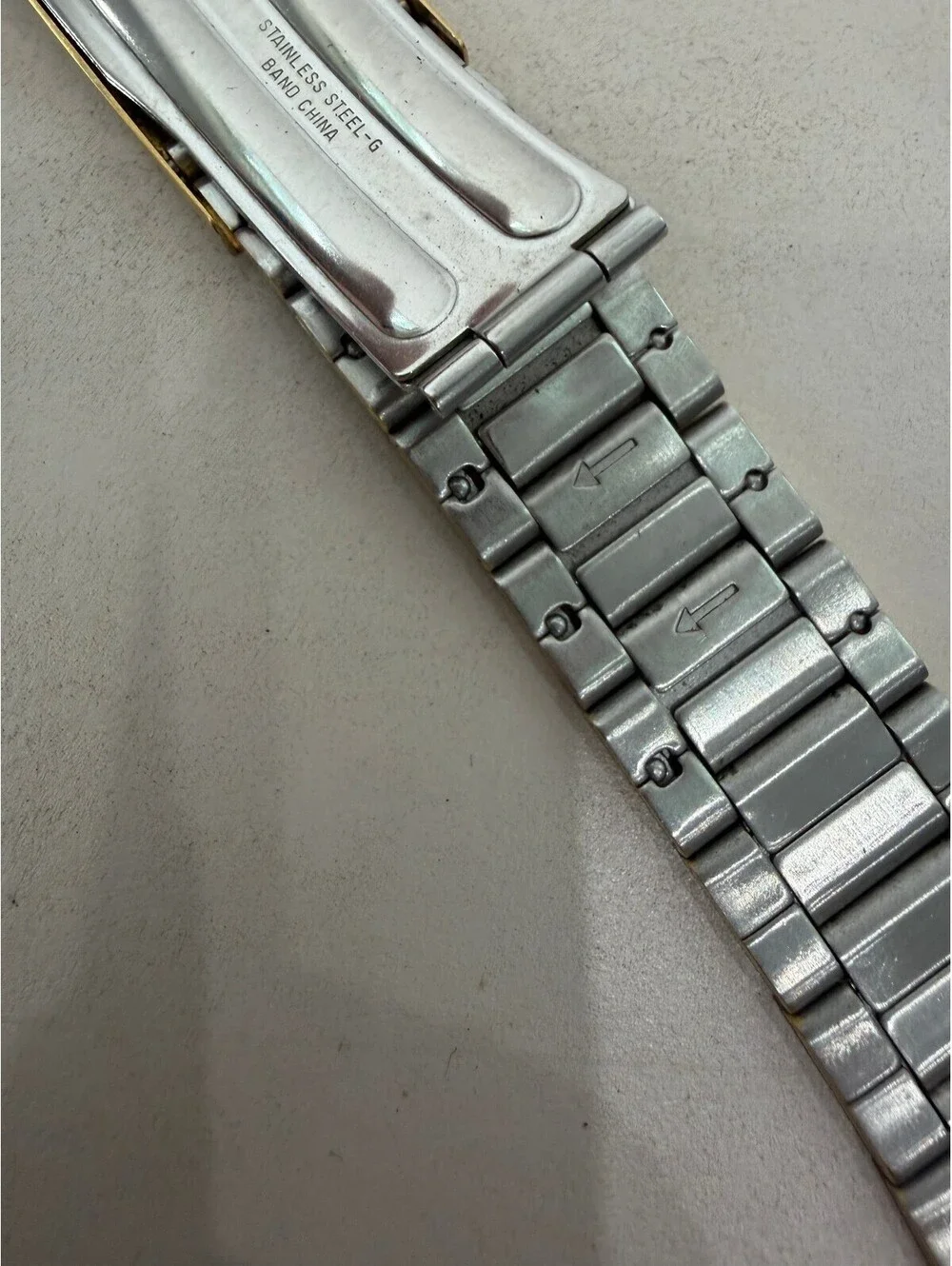 Pulsar Gold-Tone Stainless Steel Watch Band Bracelet 6.75